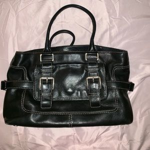 Black leather Michael Kors bag